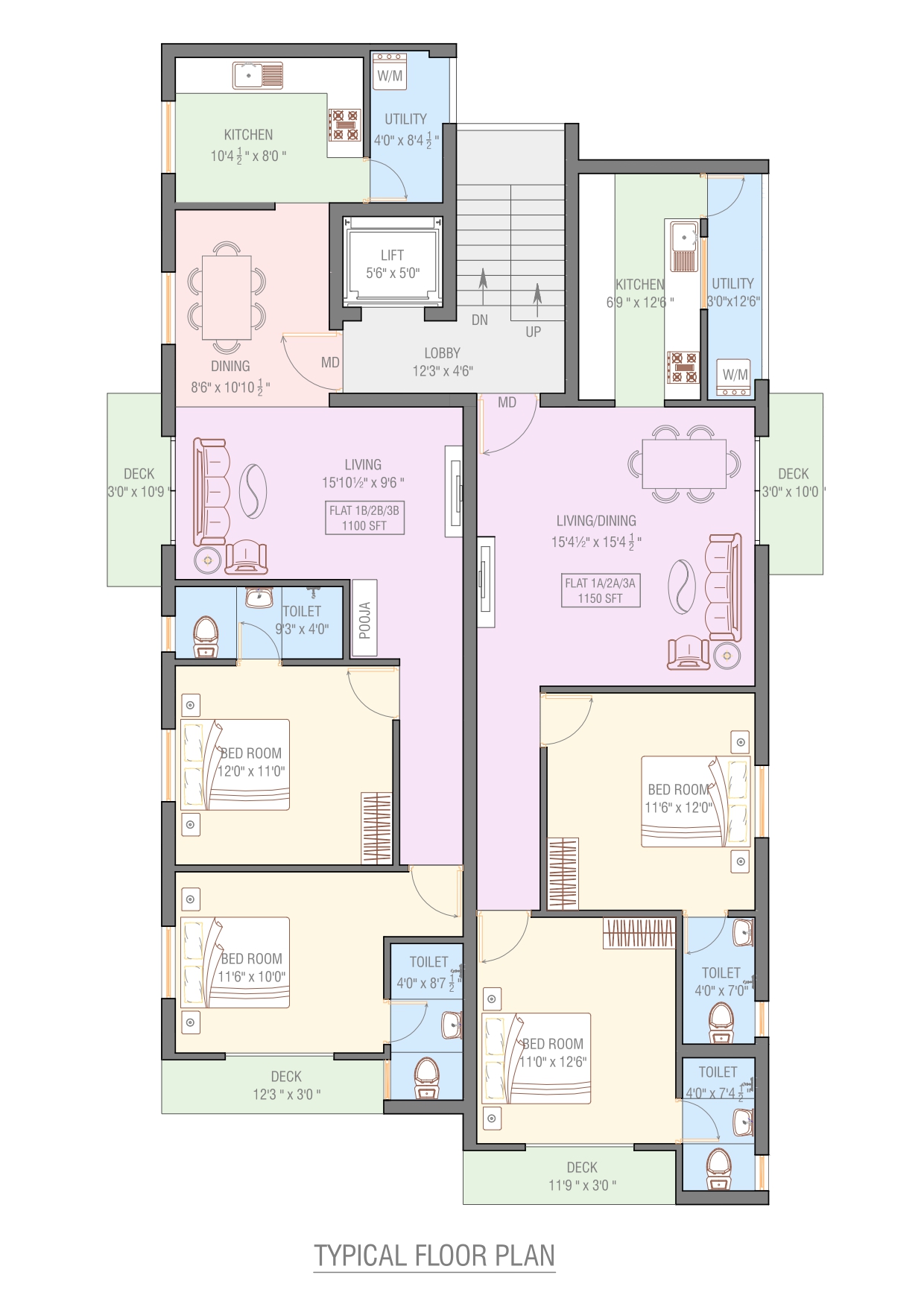TYPICAL FLOOR PLAN