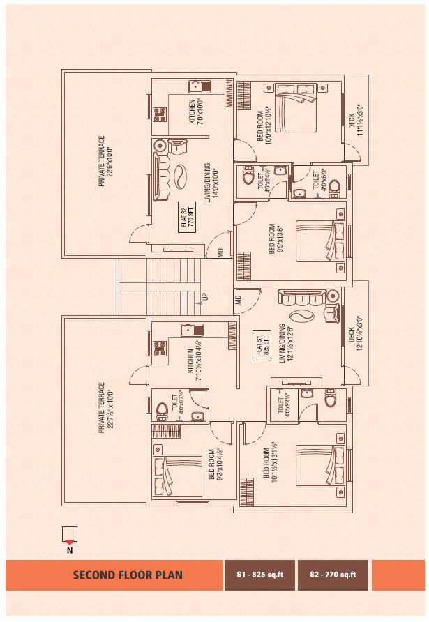 2nd Floor Plan Thirumullaivanam