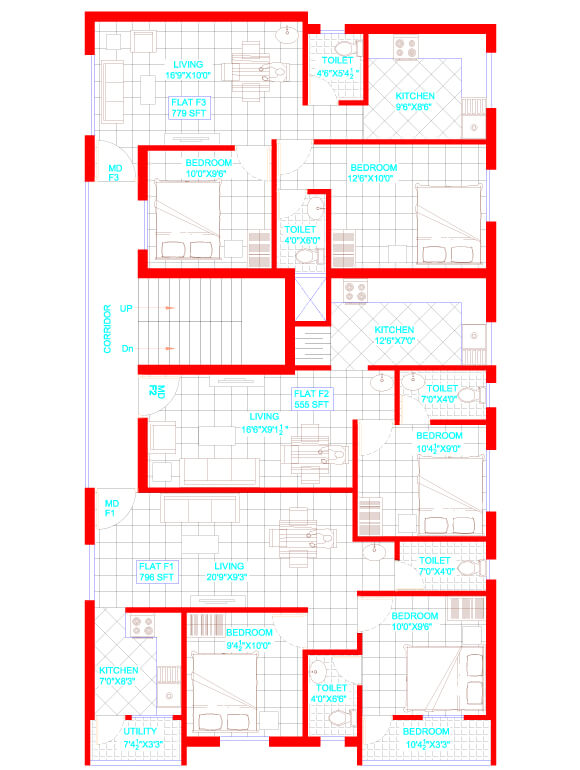 Oyester Homes Aashirwad Floor Plan